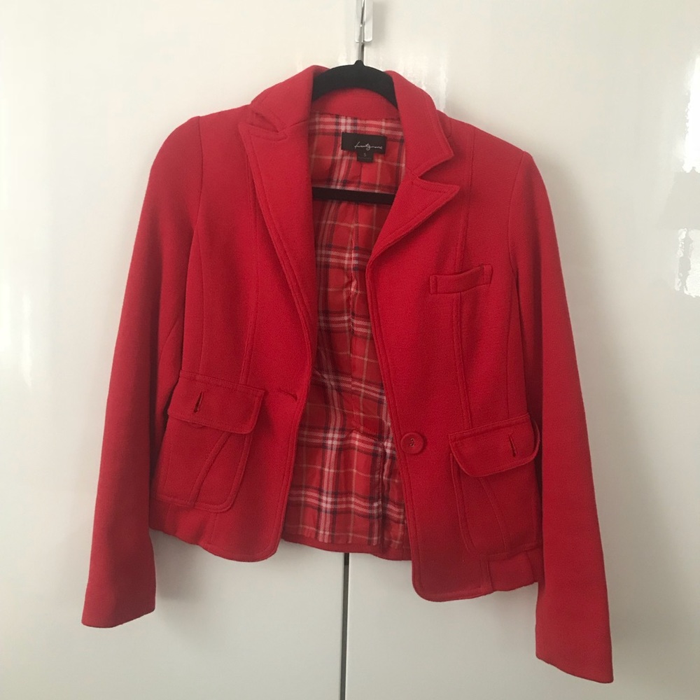Red blazer